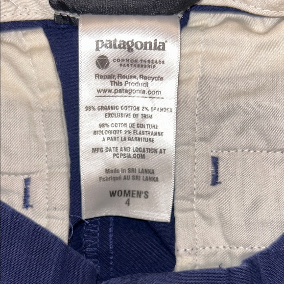 Patagonia Women’s Navy Pants, Size 4 - Picture 8 of 9